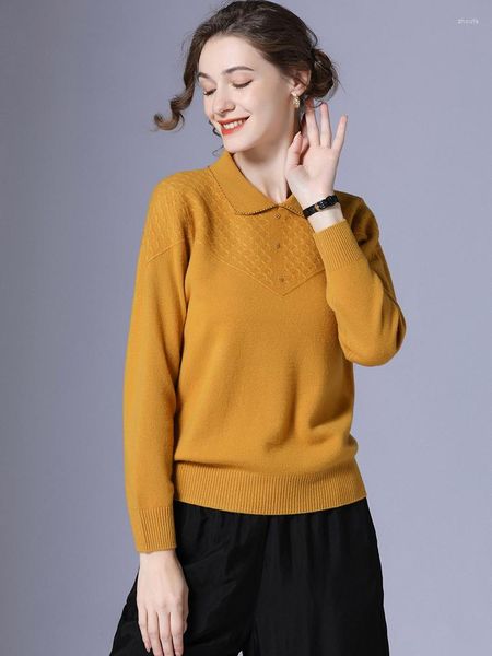 Maglioni da donna Autunno Inverno Lusso Y2k Abbigliamento Moda Casual Manica lunga Top Cardigan femminile Pullover spesso caldo Maglione di lana lavorato a maglia