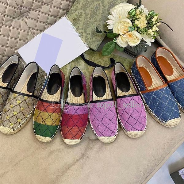 Designer de luxo clássico sapatos casuais feminino plataforma alpargatas verão senhoras plana praia meia chinelos moda com fivela de letra mocassins para sapatos de lona