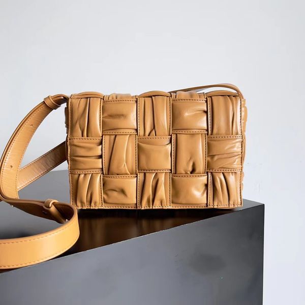 10A Spiegelleder Damentaschen Designer Gewebtes Rüschenkissen Mini-Handtasche Mode Schulter-Crossbody-Tasche Mehrfarbige Marke Klassische Frühlings- und Sommermodelle