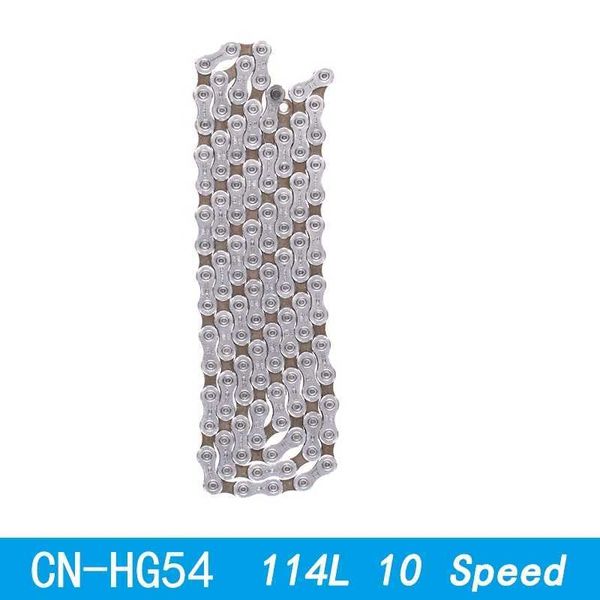 Оригинал 8 9 10 11 Speed ​​для цепей Shimano HG40 HG53 HG54 4601 MTB Road Bike Chain 116 Links Bicycle Accessories 0210