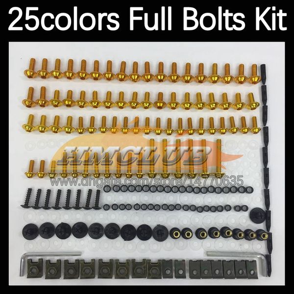 268PCS Kit completo di viti complete per corpo MOTO per KAWASAKI NINJA ZX 6R 6 R ZX6R ZX-6R 19 20 21 22 2019 2020 2021 2022 Set di dadi per carenatura per moto