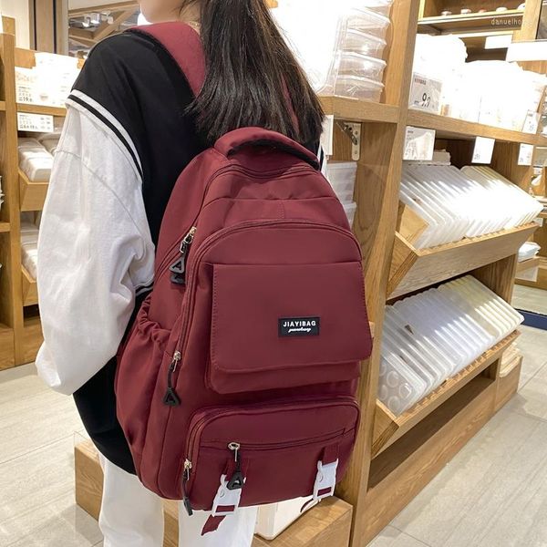 Сумка школьных сумков книжная сумка нейлоновый рюкзак оптом для девочек рюкзаки роскошные сумочки дизайнерские путешествия на плечо для женщин 2023