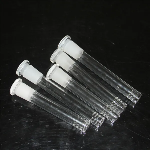 Glas Daunenstamm Diffusor mit 6 Schnitten Shisha Rohr Flush Top 14 18 mm weiblicher Reduzieradapter Diffused nach unten für Glas Becher Becher Bong Wasserrohre