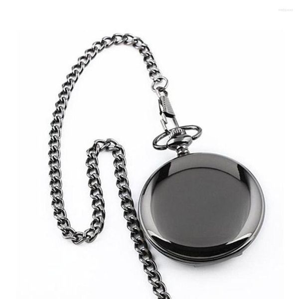 Relógios de bolso Charme vintage Smooth Unissex Fashion Quartz assistir Steampunk Colar Gift Relogio Masculino Feminino Presentes