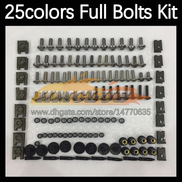 268pcs kit de parafusos completos parafusos para parafusos para kawasaki ninja zx10r zx 10r 10 r 1000 cc zx10 zx-10r 16 17 18 19 20 parafusos de motocicleta parafusos