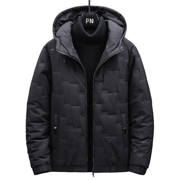 Herrenjacken Pasbos Dunkles Muster Mann Mantel Männer Koreanische Version Winter Trend Warme Herrenmäntel Kleidung Jean Jacke MännerJacke