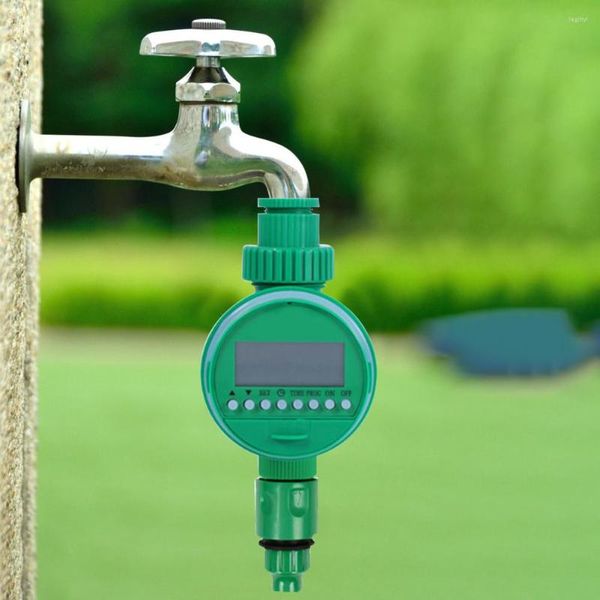 Attrezzature per l'irrigazione Timer per l'acqua con schermo LCD per l'irrigazione del giardino Strumento di sistema di gocciolamento intelligente portatile verde durevole all'aperto automatico