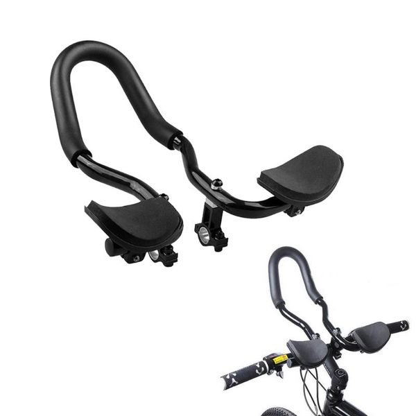 Componentes do guidão de bicicleta Componentes de bicicleta Triathlon Aero Rest Handle Holding Clip no Tri Black