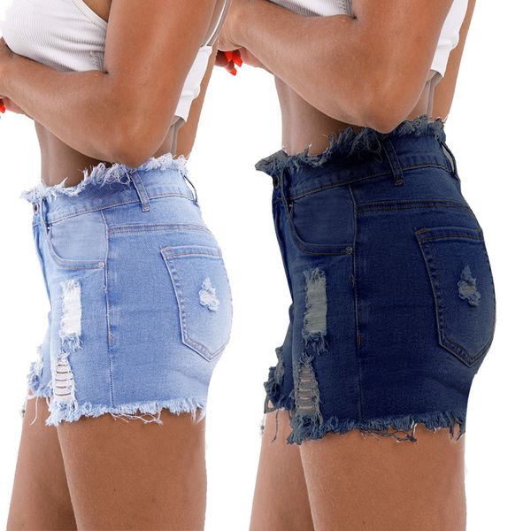 Damesjeans zomershorts strakke hippe sexy hotpants denim shorts DK007-1