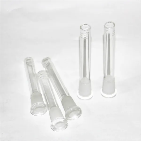 Diffusore da 14 mm Bong Downstem Narghilè Glass Down Stem Slider trasparente Accessori per fumatori all'ingrosso per Beaker Bong Tubi per acqua a tubo dritto