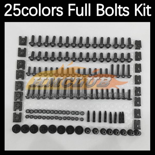 268pcs kit di viti complete per body moto completo per suzuki sv650s sv1000s sv 650s 1000s 2000 2001 2002 2003 04 05 06 07 bulloni motociclisti bulloni da dado a vitto