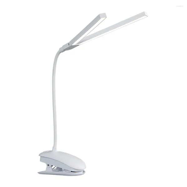 Lampade da tavolo 1PC Clip Portalampada doppio LED Protezione degli occhi Scrivania da studio