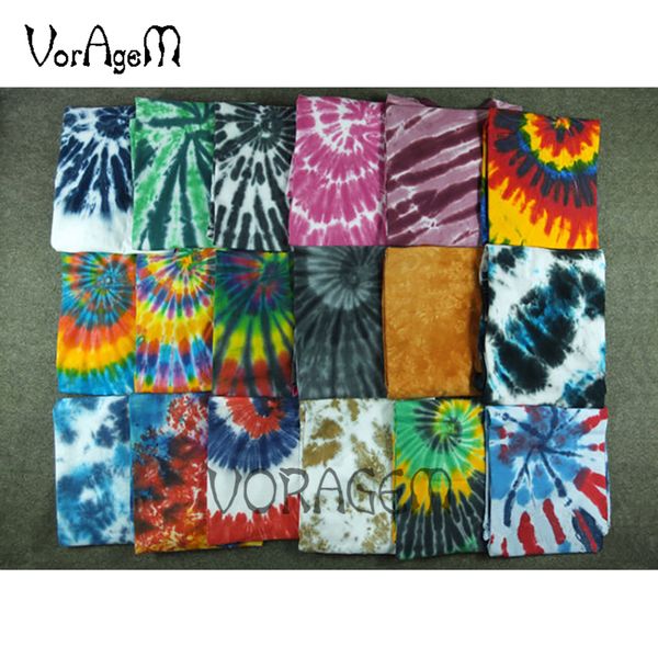 Herren Polos Herren Sommer handgemachte Tie Dye T-Shirt Mode Spirale Star Ray bunte Tops Hipster Skateboard Streetwear männlich 100 % Baumwolle T-Shirts