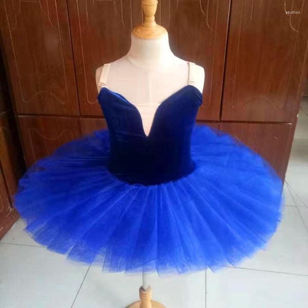 Palco desgaste azul vermelho tutu tutu profissional vestido balet woman bailarina infantil infantil cisne lake figuring menina