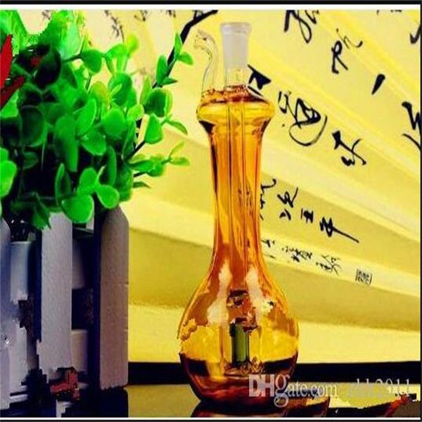 Vollfarbige Vase Shisha Großhandel Glas Shisha, Glas Wasserpfeife Fittings, kostenloser Versand