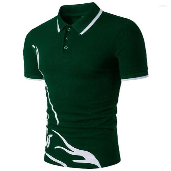 Men's Polos Polo Cirtle Men Men de manga curta Casual Slim Solid Color Shrink Irmaf à prova de lazer ao ar livre de secagem rápida 1m