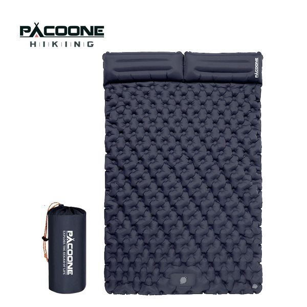 Наружные подушки Pacooone Outdoor Camping Double надувной матрас Широкий спящий пад