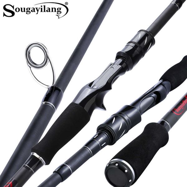 Boots-Angelruten Sougayilang Angelrute Hochwertige Kohlefaser-Teleskop-Angelrute 510LB SpinningCasting Rod Float Fishing Tool J230211