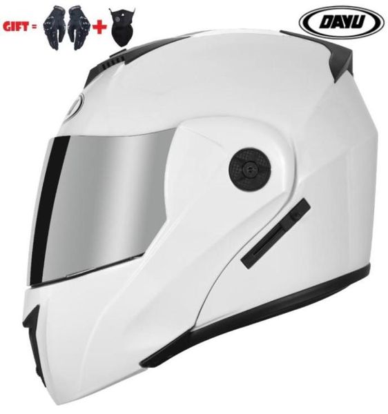 Vire para o capacete de motocicleta de face completa modular lente dupla motocross capacetes casco moto capacete para adultos man7913498