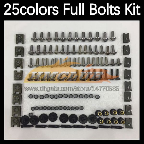 268pcs kit de parafusos completos parafusos de moto para honda cbr1000rr cbr1000 cbr 1000 rr 1000rr 1000cc 04 05 2004 2005 parafusos de motocicleta parafusos de parafusos de parafuso de parafuso de parafuso de pára -brisa parafuso