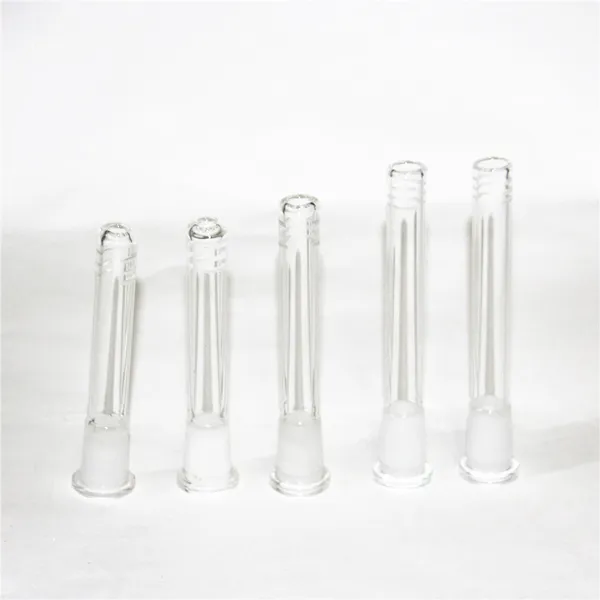 Diffusore downstem in vetro da 14mm a 18mm Maschio Femmina Narghilè con stelo down per tubi dell'acqua bong raccogli cenere