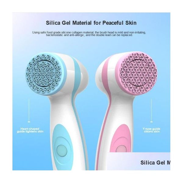 Strumenti per la pulizia Accessori Lavaggio elettrico Viso Hine Detergente per pori del viso Body Spa Mas Mini Skin Beauty Masr Sile Brush Drop Delivery Dhzfs