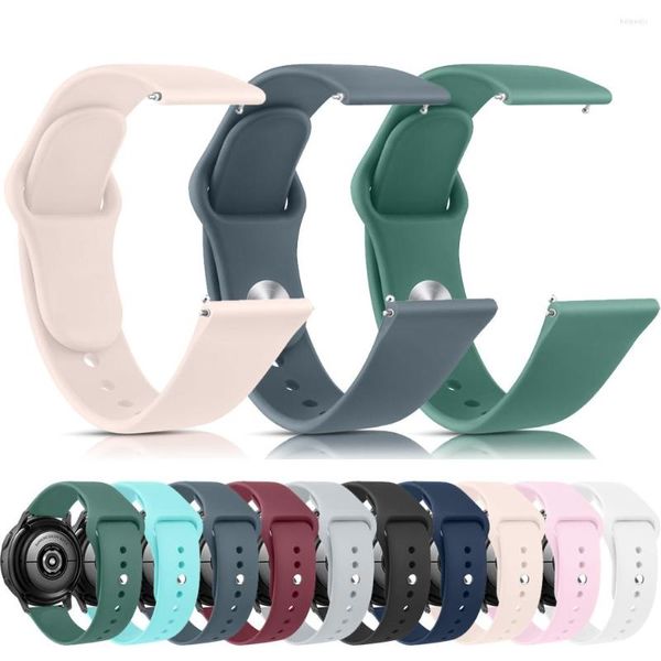 Assista Bands Silicone Silicone para q gazer/fundador 2.0 p/explorista/gen 5 Carlyle/gen Carlyle hr bracelete watchband 20mm 22mm