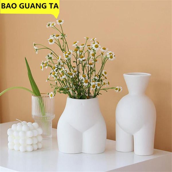 Vasi BAO GUANG TA Ceramica Donna Body Art Ass Figurine Vaso Decorazione Artigianato Fiore Accessori per la casa R5276