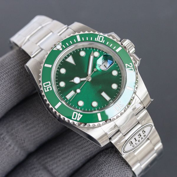 Tasarımcı Saatler Greenwater OysterSteel Perpetual Dte Erkek Saat İki Ton Oyster Bilezik Mavi Kadranlı Saat 41mm Vidalı Taç Yeşil Cerachromn Oysterlock Toka