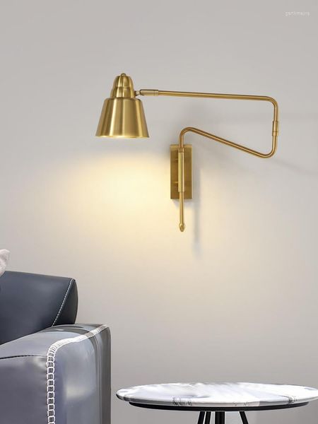 Duvar lambaları Modern Led Endüstriyel Sıhhi Tesisat Montajı Işık Akıllı Yatak Rustik Kapalı Işıklar Türk lamba