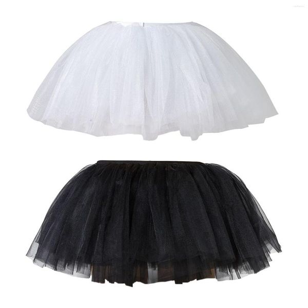 SAIRS MULHERES TULLE TUTU SKIRT COSPLAY STUMPRES FREQUENAS FORTE ADULTOS DRES