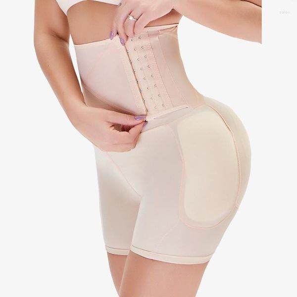 Damen Shapers Shapewear Dessous 3-reihig verstellbarer Body Shaper Oberschenkeltrimmer Taillentrainer Bauchkontrolle Panty BuLifter Höschen Hüfte