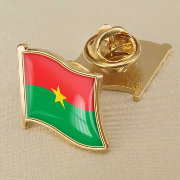 Burkina Faso'nun Ulusal Bayrağı Kristal Reçine Damla Rozeti Broşa Bayrak Bayrakları Dünyadaki Tüm Ülkeler