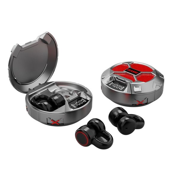 Fones de ouvido Bluetooth do clipe Mini clipe Earbuds TWS 5.3 fones de ouvido de jogo sem fio esportes fones de ouvido com exibição de energia para smartphones