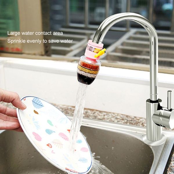 Rubinetti della cucina Rubinetto al carbonio per la casa domestica Mini rubinetto Acqua pulita Filtro purificatore Accessori per cartucce di filtraggio