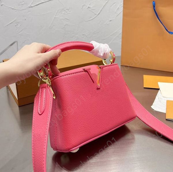 Bolsa de cinto de designer de moda Capucinas de bolsas de luxo para mulheres bolsas de compras bolsa de alta qualidade famosa pele de cobra o crossbody pacotes bolsas de ombro de ombro