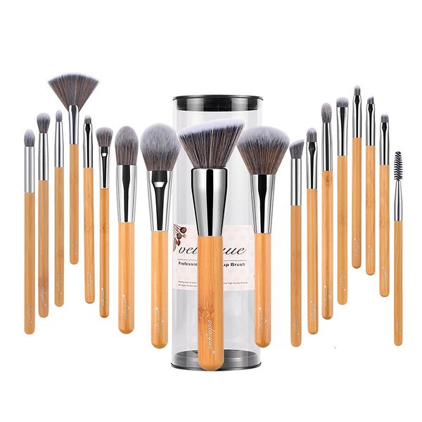 Ombretto Vela Yue Set di pennelli per trucco 18 10 5 pezzi Fondotinta in polvere con funzione completa Fard Bronzer Eyeliner Sopracciglio Lucidalabbra Strumento di bellezza 230211