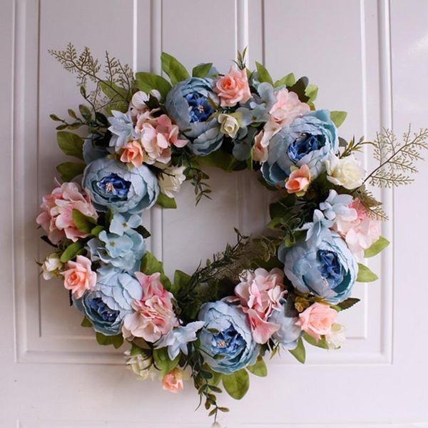 Flores decorativas Wrinalh Wreaths Artistic Páscoa Christmas Wrinal