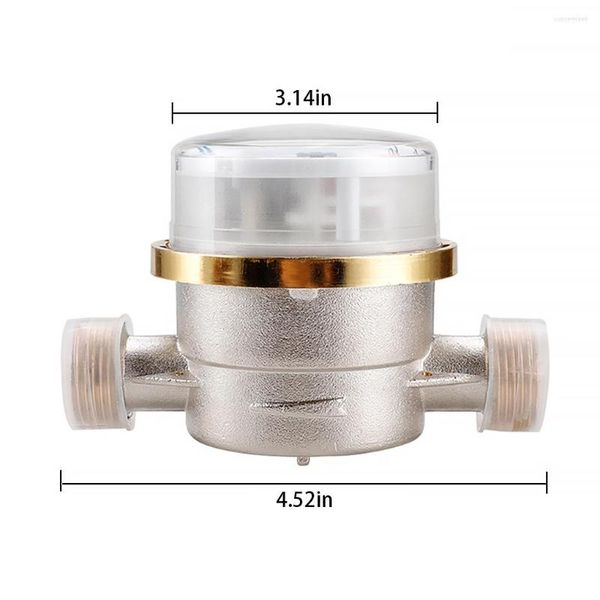 Acessório de banho Conjunto de água Asa rotativa mecânica Smart E Tipo de fluxo à prova de ferrugem Medição do ponteiro Counter qn 1 5m3 h doméstico com