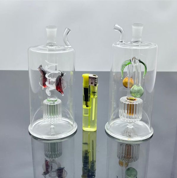 Fumo Pipes Glass Hookah Accessori Fabbrica di fabbrica diretta all'ingrosso a lunghezza intera 7,5 cm diametro 2,5 cm