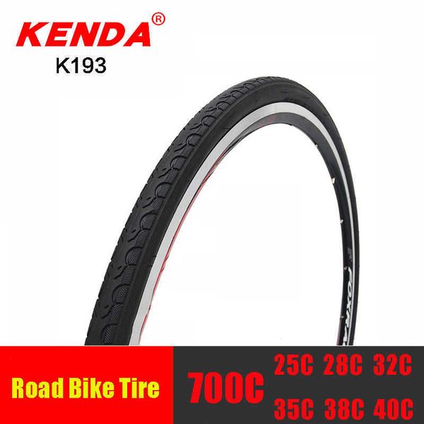 Tires de bicicleta Kenda Bicycle 700c Road Bike Tire 700 * 25c 28c 32c 35c 38c 40c pneu bicheta pneus ultralight baixa resistência alta velocidade 0213