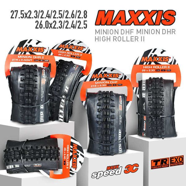 S MAXXIS MINION DHF DHR Bicicletta TR 26 27.5 Tubeless Ready Pneumatico pieghevole 26*2.3 26*2.4 27.5*2.4/2.5/2.6/2.8 Mountain Bike Pneumatico 0213