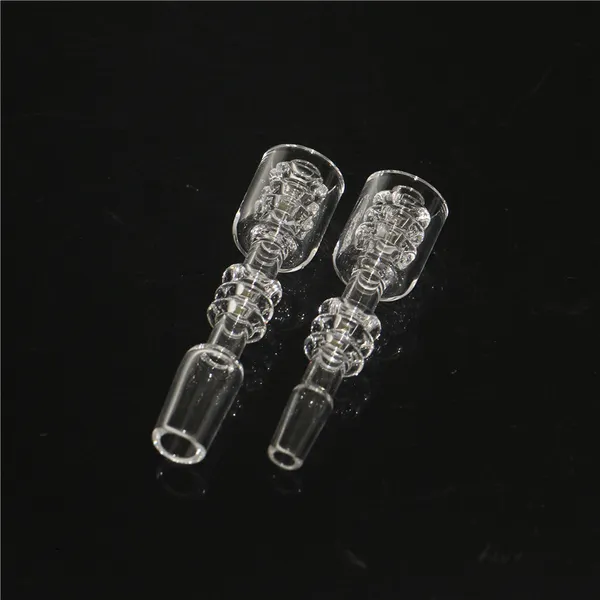 Wasserpfeifen Diamond Knot Enail Quartz Electric Nails Wasserpfeifen Frosted Clear Joint 19,5 mm Schüssel für 20 mm Coil Banger Glasbongs DAB