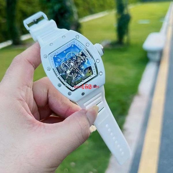 Moda nuova personalità scavata testa di tigre orologio macchina per olio di ceramica per il tempo libero adatta per orologi versatili da uomo e da donna