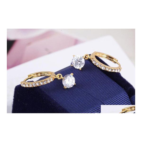 Brincos de cristal austr￭aco Brincos austr￭acos para mulheres Brincho de casamento de noiva Bijoux j￳ias de moda femme grande entrega de gota dhyiw