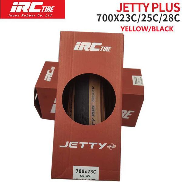 S Японский IRC Bicycle Jetty Plus Road Bike Внешний 700*23 25 28C Складные желтые шины дорожные шины стальная шина 0213