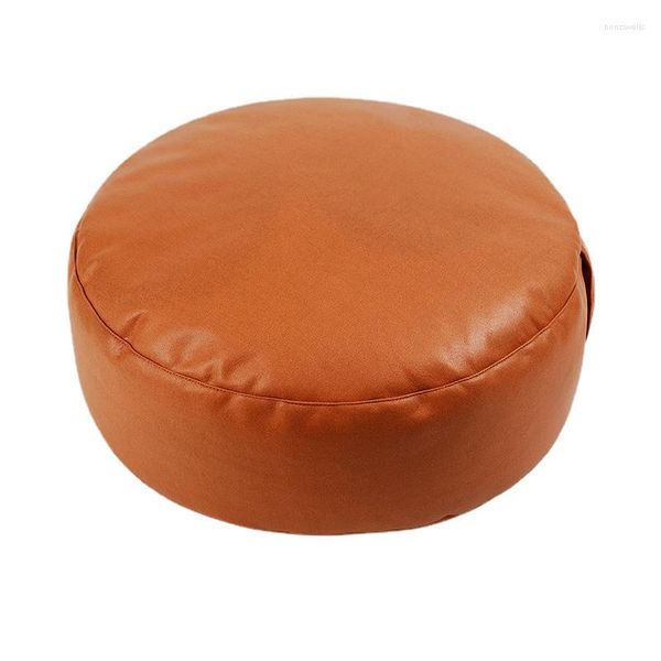 Cuscino stile giapponese impermeabile ispessito tinta unita divano sedia sedile rotondo schienale Tatami materasso casa arredamento camera da letto