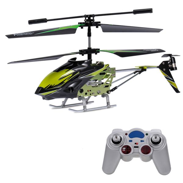 Aeronaves ElectricRC WLToys XK S929-A RC Helicóptero 2.4g 3.5CH Com LED Light RC Helicóptero Indoor Toys for Beginner Children Blue Red Green 230211