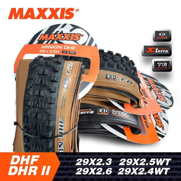 Reifen 1 Stück MAXXIS Tubeless Ready EXO Protection TR 29*2,3/2,4/2,5 Fahrradreifen DH Mountainbike Faltreifen DownHill MINION DHF DHR 0213