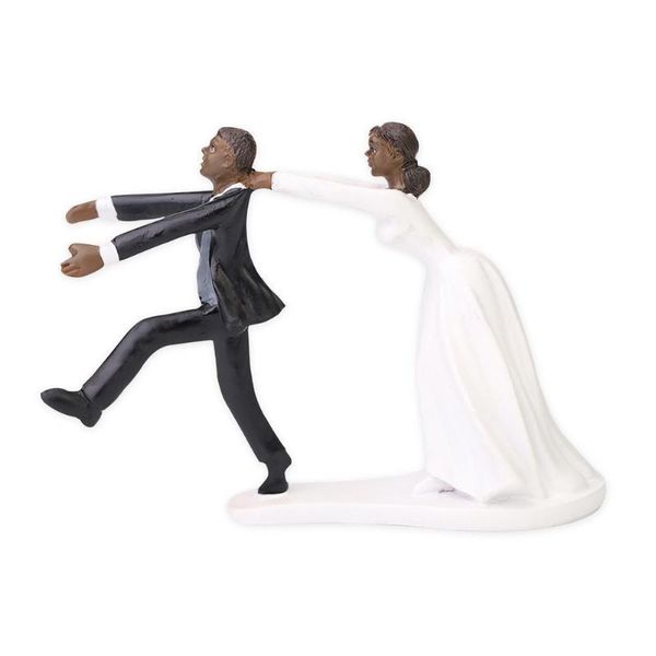 Праздничные поставки другие вечеринки свадебные торт куклы смешные невеста и невеста. Стоятка стоять в декоративной фигурке 2023 г. 2023